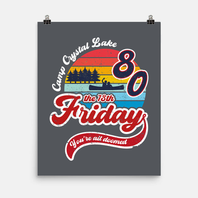 Friday 1980-none matte poster-DrMonekers