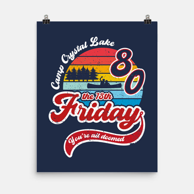 Friday 1980-none matte poster-DrMonekers