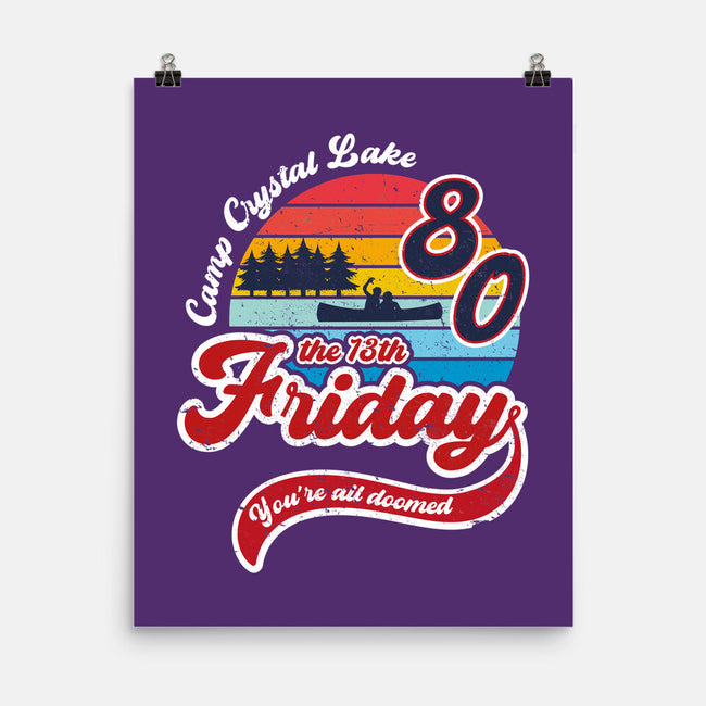 Friday 1980-none matte poster-DrMonekers