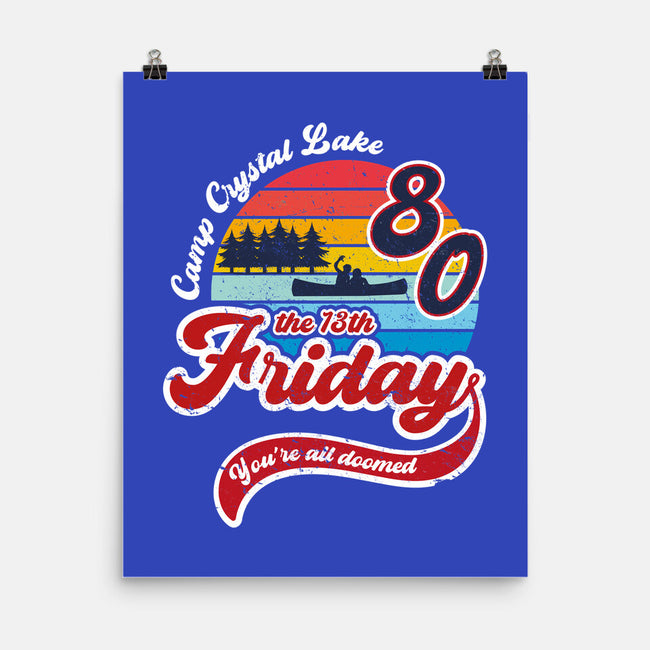 Friday 1980-none matte poster-DrMonekers