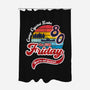 Friday 1980-none polyester shower curtain-DrMonekers