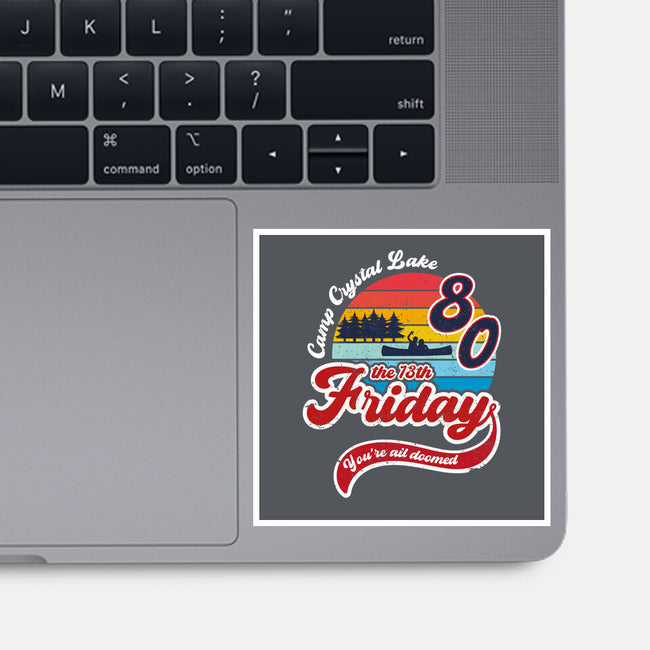 Friday 1980-none glossy sticker-DrMonekers