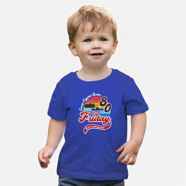 Friday 1980-baby basic tee-DrMonekers
