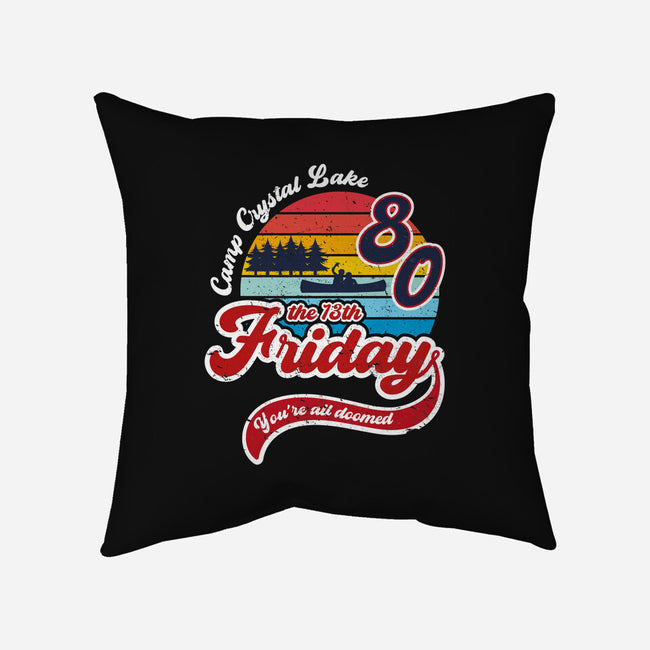 Friday 1980-none removable cover w insert throw pillow-DrMonekers