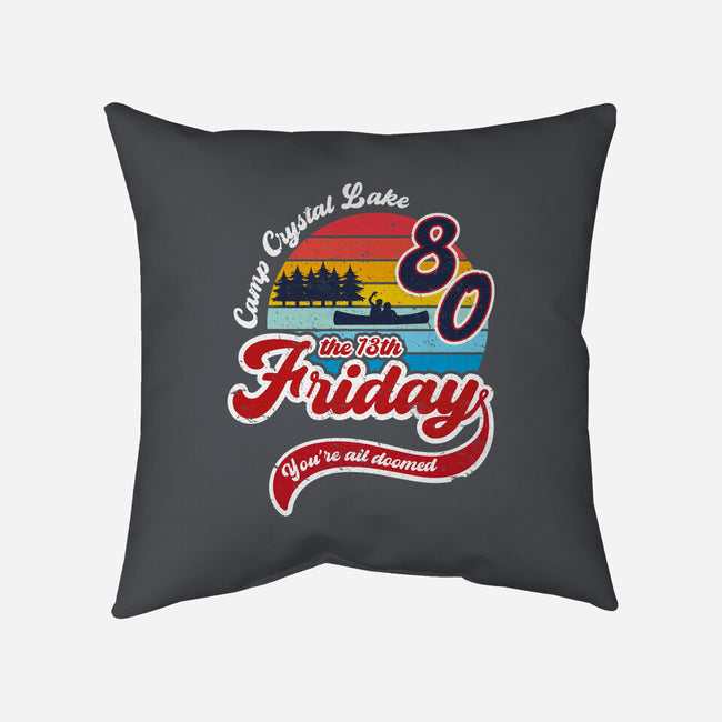 Friday 1980-none removable cover w insert throw pillow-DrMonekers