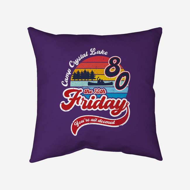 Friday 1980-none removable cover w insert throw pillow-DrMonekers