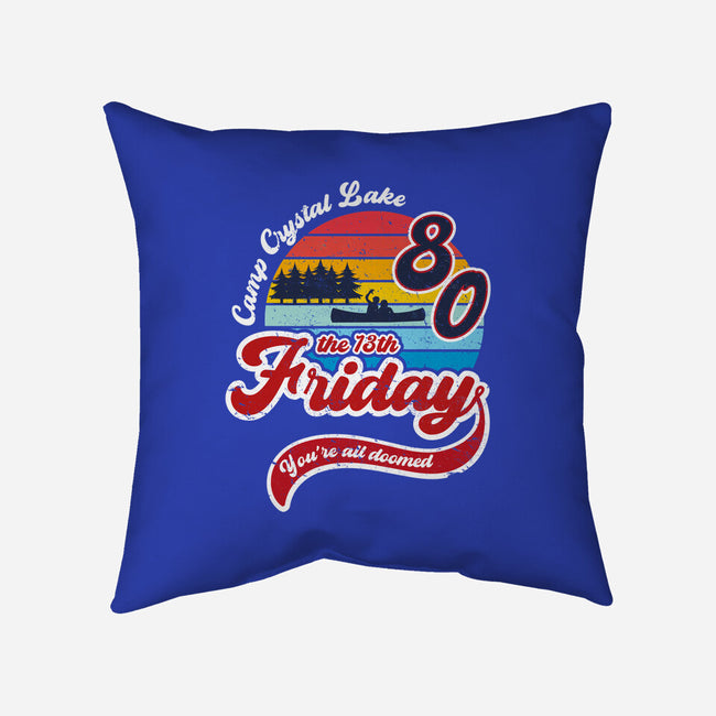 Friday 1980-none removable cover w insert throw pillow-DrMonekers