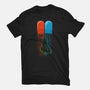 Red Pill Blue Pill-mens basic tee-Wookie Mike