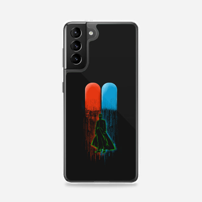 Red Pill Blue Pill-samsung snap phone case-Wookie Mike