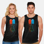 Red Pill Blue Pill-unisex basic tank-Wookie Mike