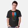 Red Pill Blue Pill-mens basic tee-Wookie Mike