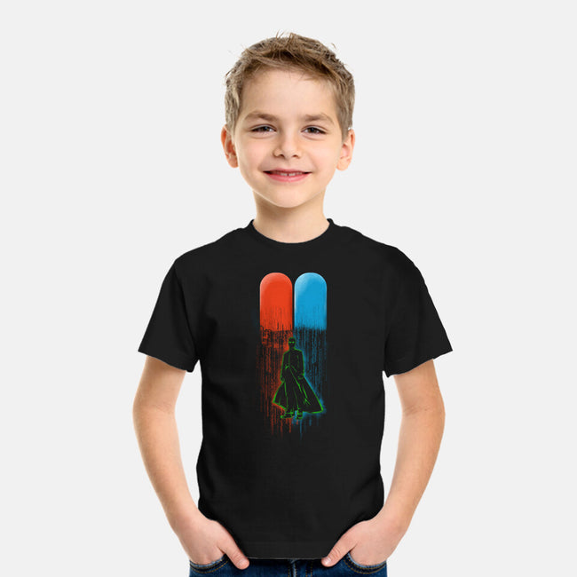 Red Pill Blue Pill-youth basic tee-Wookie Mike