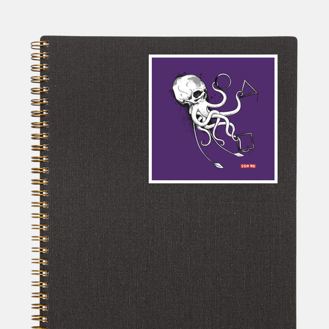 Death Squid-none glossy sticker-retrodivision