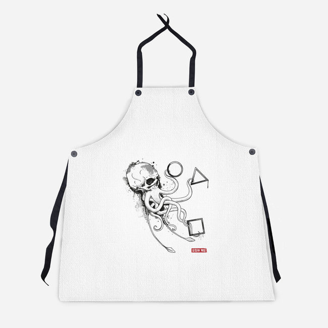 Death Squid-unisex kitchen apron-retrodivision
