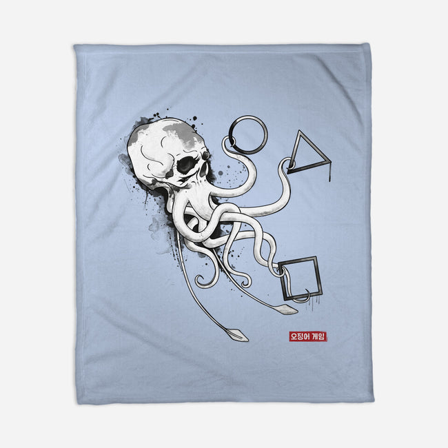 Death Squid-none fleece blanket-retrodivision