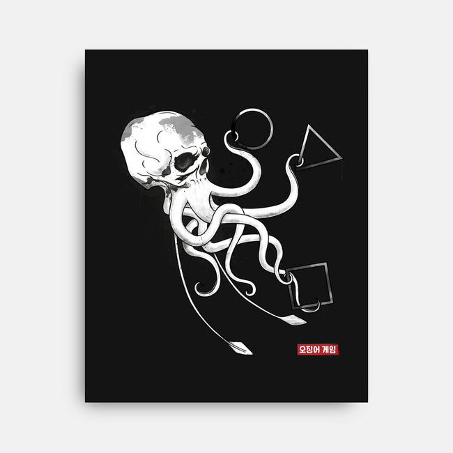 Death Squid-none stretched canvas-retrodivision
