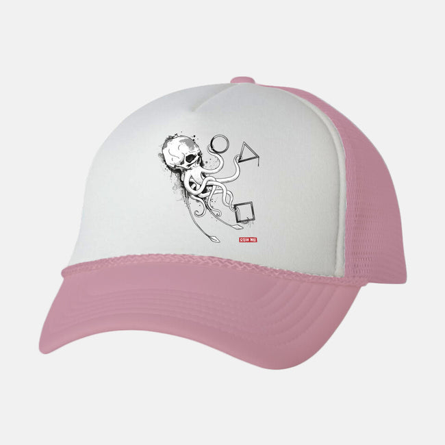 Death Squid-unisex trucker hat-retrodivision