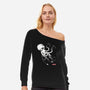 Death Squid-womens off shoulder sweatshirt-retrodivision