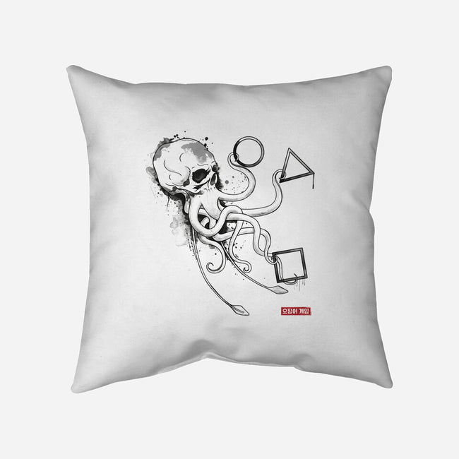 Death Squid-none removable cover throw pillow-retrodivision