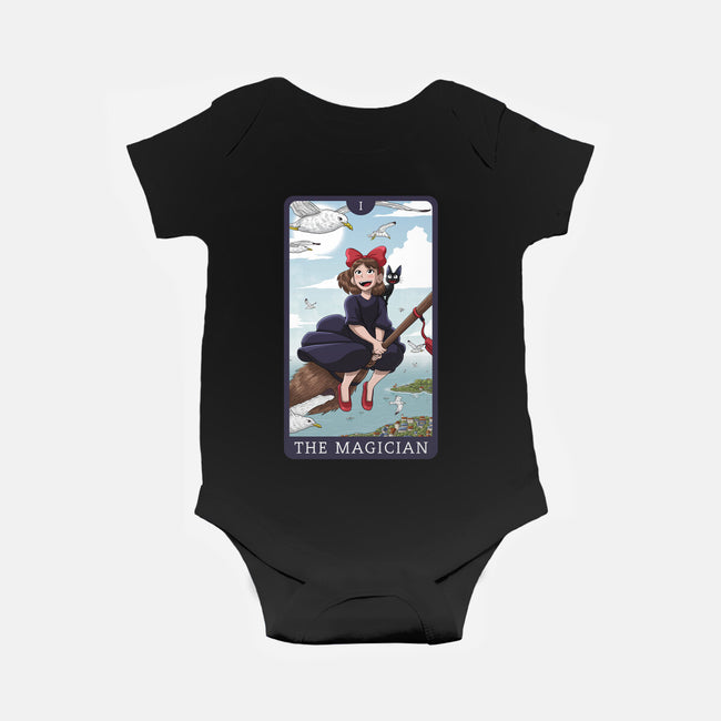 The Magician Ghibli-baby basic onesie-danielmorris1993