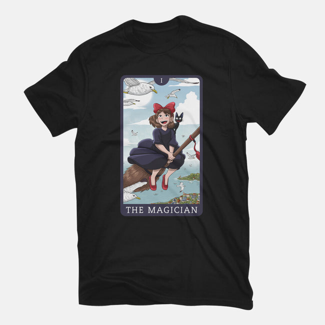 The Magician Ghibli-womens fitted tee-danielmorris1993