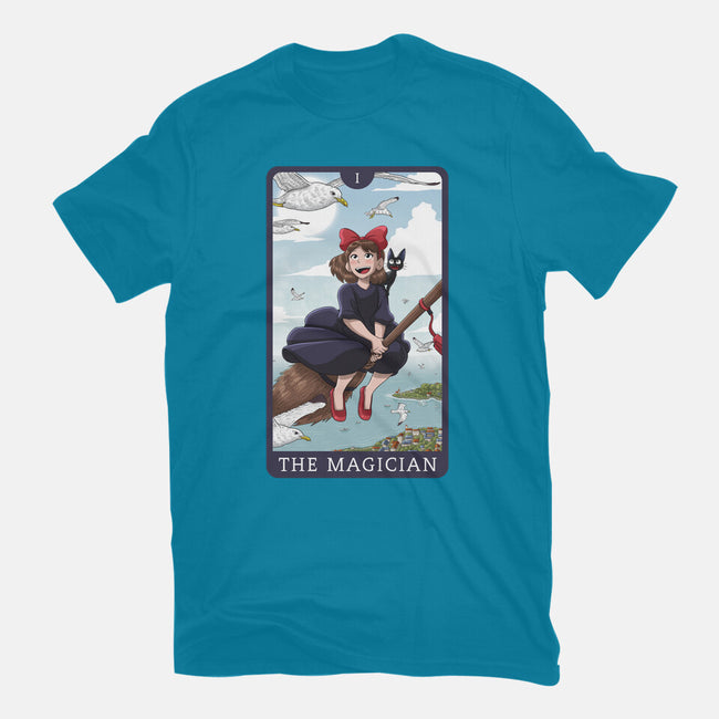 The Magician Ghibli-womens fitted tee-danielmorris1993