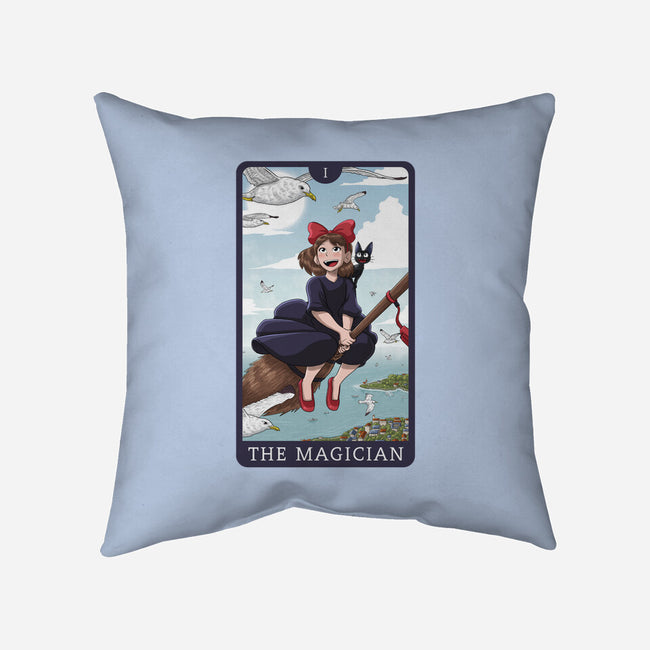 The Magician Ghibli-none removable cover throw pillow-danielmorris1993