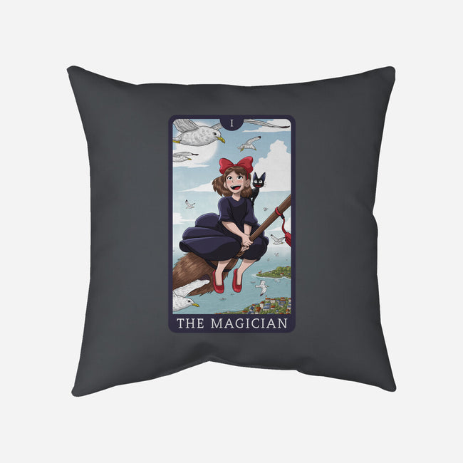 The Magician Ghibli-none removable cover throw pillow-danielmorris1993