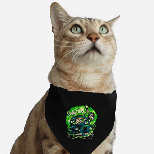Schwifty!-cat adjustable pet collar-AmielLarazo