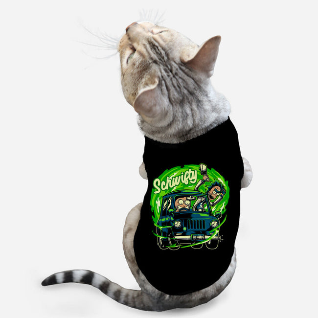 Schwifty!-cat basic pet tank-AmielLarazo