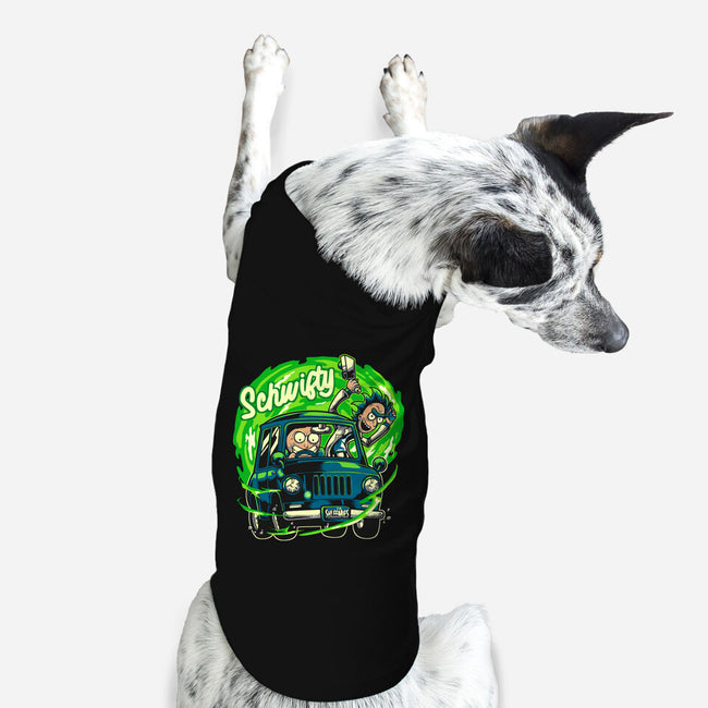 Schwifty!-dog basic pet tank-AmielLarazo