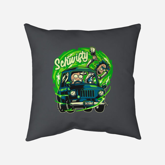 Schwifty!-none removable cover throw pillow-AmielLarazo