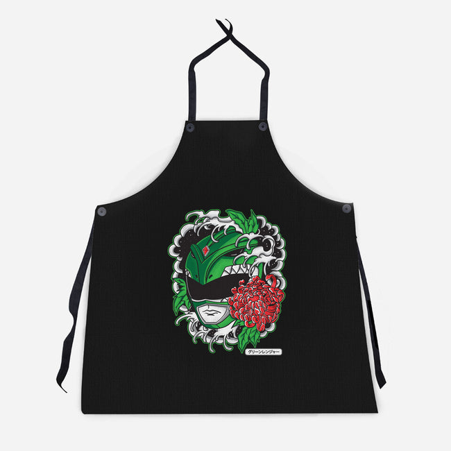 Green Powerhouse-unisex kitchen apron-turborat14