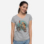 Catana Motorcycle-womens v-neck tee-vp021