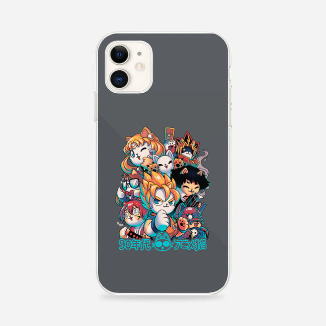 90's Anime Neko-iphone snap phone case-Corgibutt