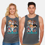 90's Anime Neko-unisex basic tank-Corgibutt