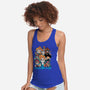 90's Anime Neko-womens racerback tank-Corgibutt