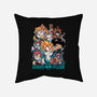 90's Anime Neko-none removable cover w insert throw pillow-Corgibutt