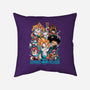 90's Anime Neko-none removable cover w insert throw pillow-Corgibutt
