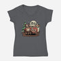 This Is Festive-womens v-neck tee-eduely