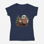 This Is Festive-womens v-neck tee-eduely