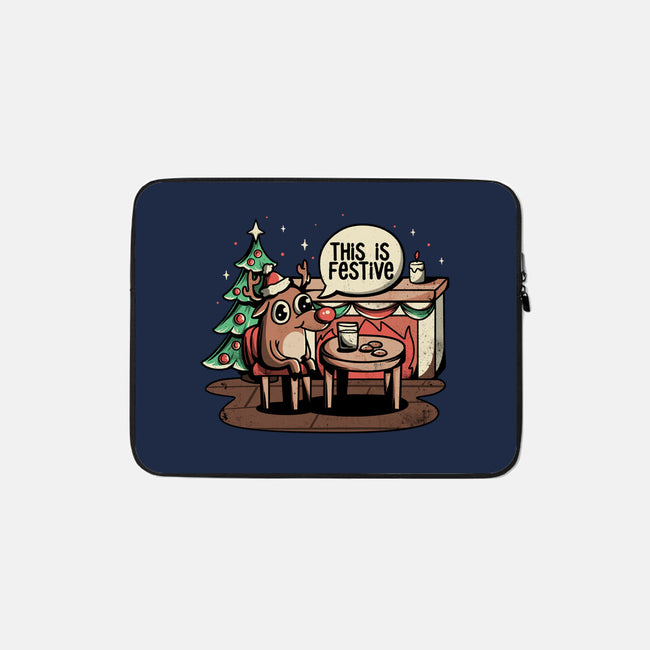 This Is Festive-none zippered laptop sleeve-eduely