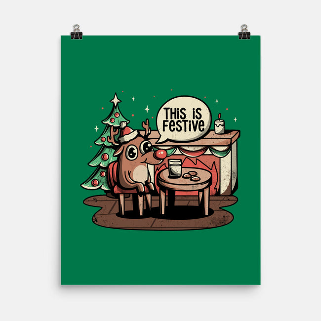 This Is Festive-none matte poster-eduely