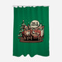 This Is Festive-none polyester shower curtain-eduely