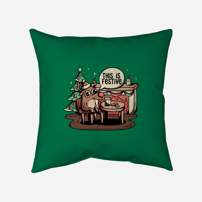 This Is Festive-none removable cover w insert throw pillow-eduely