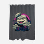 Spooky Puft-none polyester shower curtain-glitchygorilla