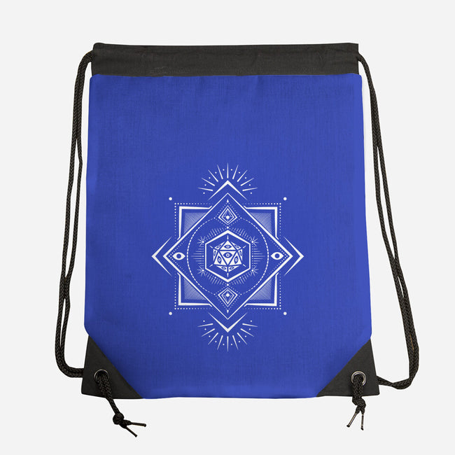 The Eye D20-none drawstring bag-ShirtGoblin