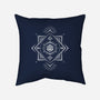 The Eye D20-none removable cover throw pillow-ShirtGoblin
