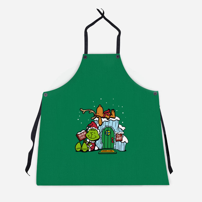 Grinch Nuts-unisex kitchen apron-Boggs Nicolas