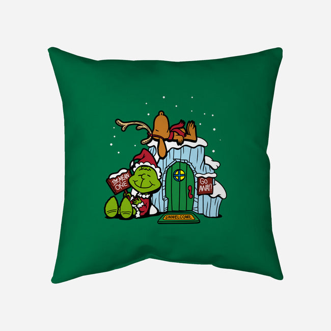 Grinch Nuts-none removable cover w insert throw pillow-Boggs Nicolas
